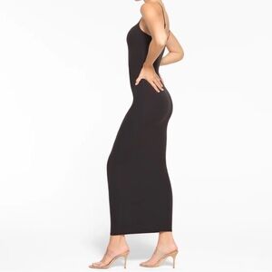 SKIMS Fits Everybody Black Slip Dress NWT